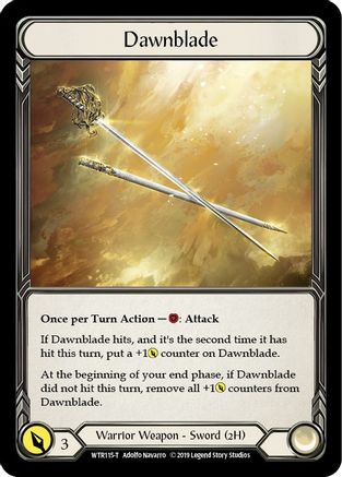 Dawnblade // Dorinthea (WTR115) - Welcome to Rathe Unlimited Edition