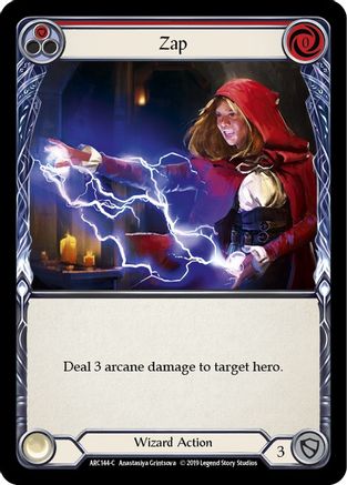 Zap (Red) (ARC144) - Arcane Rising Unlimited Edition Rainbow Foil