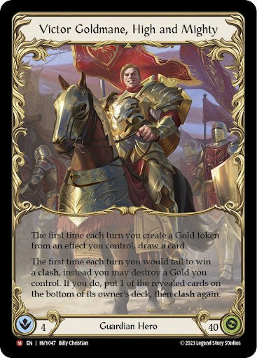Victor Goldmane, High and Mighty