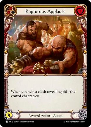 Rapturous Applause (Yellow) (SUP044) - Super Slam Rainbow Foil