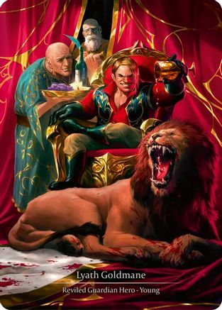 Lyath Goldmane (Marvel) (SUP072) - Super Slam Cold Foil