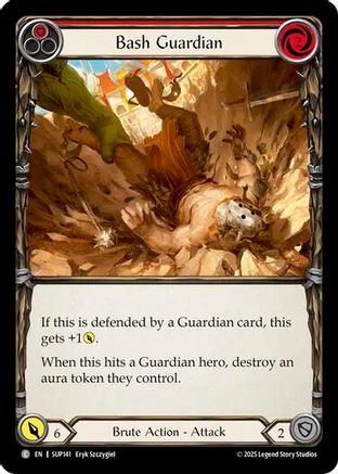 Bash Guardian (SUP141) - Super Slam Rainbow Foil