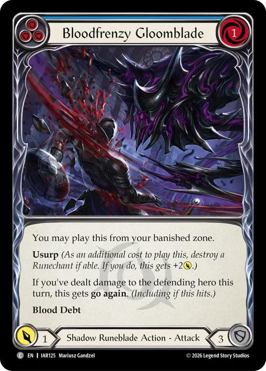 Bloodfrenzy Gloomblade (Blue)