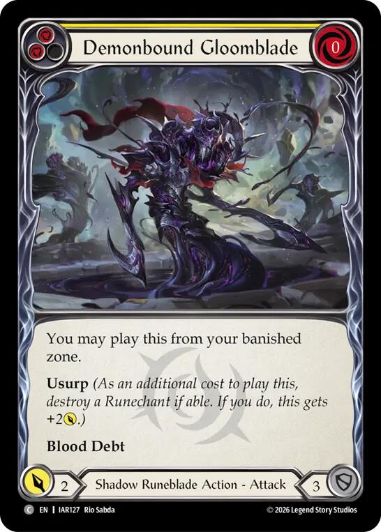 Demonbound Gloomblade (Yellow)