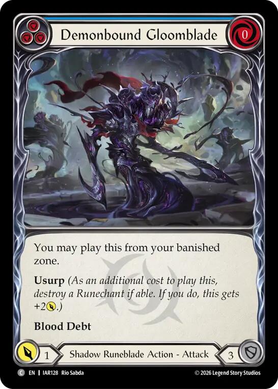 Demonbound Gloomblade (Blue)