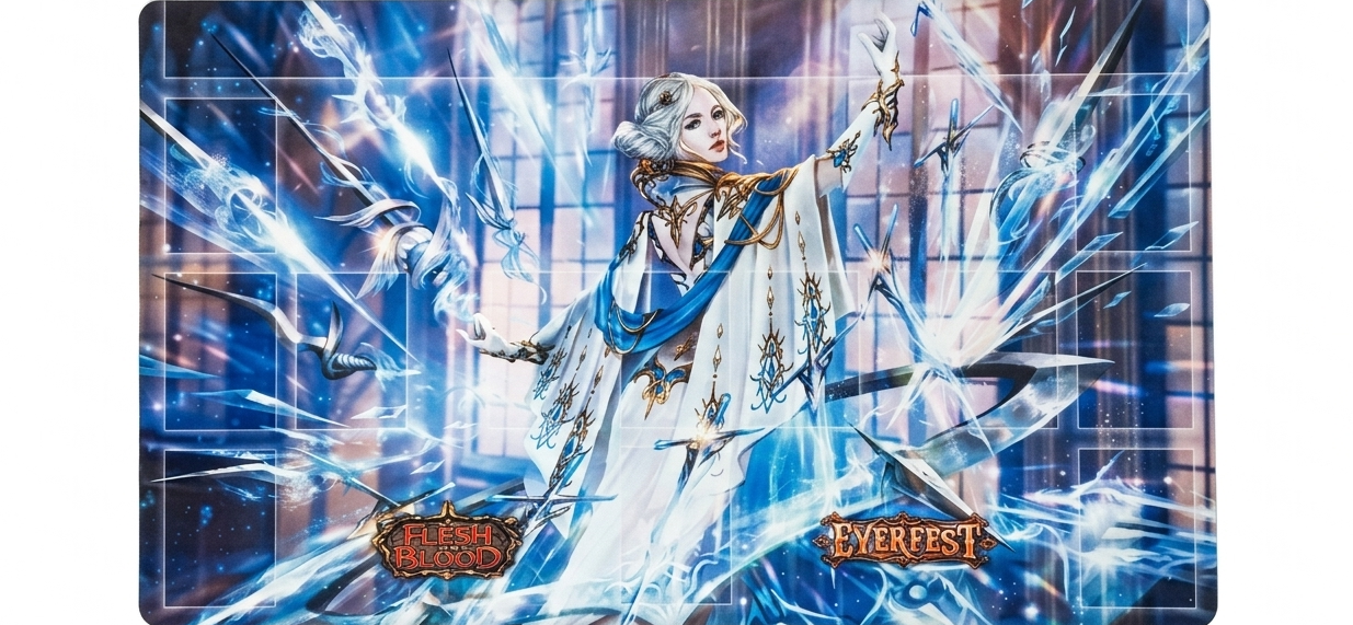 Shimmers of Silver- Official FAB Playmat