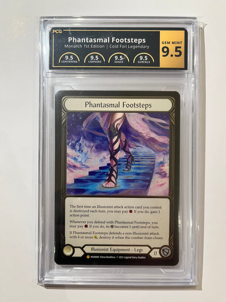 Phantasmal Footsteps - Cold Foil - 9.5 Graded PCG