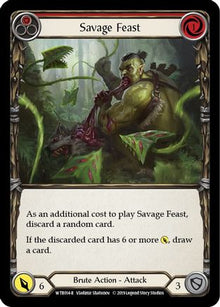 Savage Feast (Red) [U-WTR014] (Welcome to Rathe Unlimited)  Unlimited Rainbow Foil