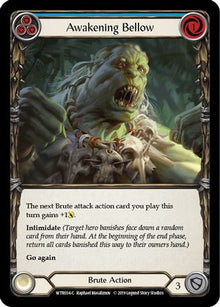 Awakening Bellow (Blue) [U-WTR034] (Welcome to Rathe Unlimited)  Unlimited Rainbow Foil