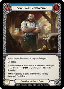 Stonewall Confidence (Blue) [U-WTR074] (Welcome to Rathe Unlimited)  Unlimited Rainbow Foil