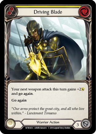Driving Blade (Yellow) [U-WTR145] (Welcome to Rathe Unlimited)  Unlimited Normal