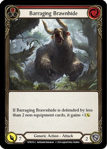 Barraging Brawnhide (Red) [U-WTR176] (Welcome to Rathe Unlimited)  Unlimited Normal