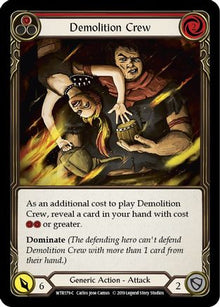 Demolition Crew (Red) [U-WTR179] (Welcome to Rathe Unlimited)  Unlimited Normal