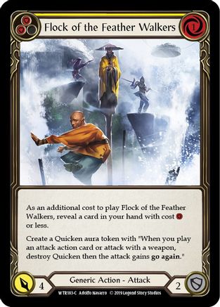 Flock of the Feather Walkers (Yellow) [U-WTR183] (Welcome to Rathe Unlimited)  Unlimited Normal