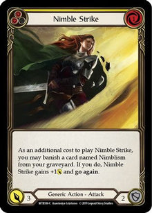 Nimble Strike (Yellow) [U-WTR186] (Welcome to Rathe Unlimited)  Unlimited Normal