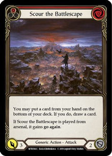 Scour the Battlescape (Red) [U-WTR194] (Welcome to Rathe Unlimited)  Unlimited Rainbow Foil