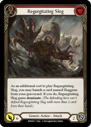 Regurgitating Slog (Red) [U-WTR197] (Welcome to Rathe Unlimited)  Unlimited Rainbow Foil