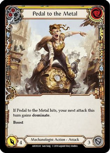 Pedal to the Metal (Yellow) [U-ARC012] (Arcane Rising Unlimited)  Unlimited Rainbow Foil