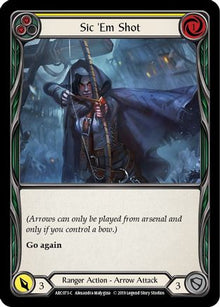 Sic 'Em Shot (Yellow) [U-ARC073] (Arcane Rising Unlimited)  Unlimited Rainbow Foil