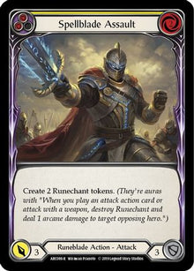 Spellblade Assault (Yellow) [U-ARC086] (Arcane Rising Unlimited)  Unlimited Rainbow Foil