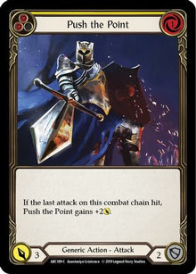 Push the Point (Yellow) [U-ARC189] (Arcane Rising Unlimited)  Unlimited Rainbow Foil