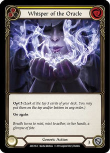Whisper of the Oracle (Yellow) [U-ARC216] (Arcane Rising Unlimited)  Unlimited Rainbow Foil