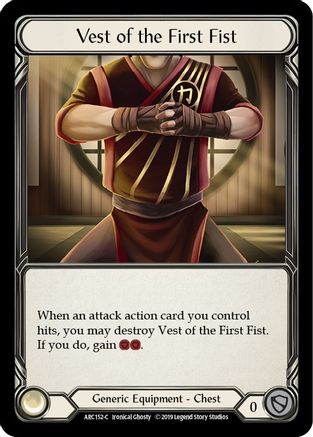 Vest of the First Fist (ARC152) - Arcane Rising Unlimited Edition