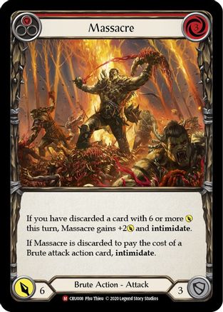 Massacre [U-CRU008] (Crucible of War Unlimited)  Unlimited Normal