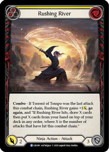 Rushing River (Yellow) [U-CRU061] (Crucible of War Unlimited)  Unlimited Rainbow Foil