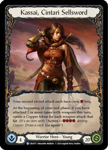 Kassai, Cintari Sellsword [U-CRU077] (Crucible of War Unlimited)  Unlimited Rainbow Foil