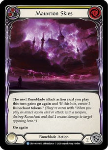 Mauvrion Skies (Yellow) [U-CRU146] (Crucible of War Unlimited)  Unlimited Rainbow Foil