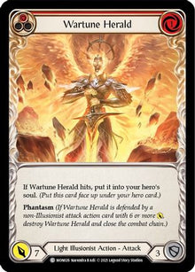 Wartune Herald (Red) [U-MON026-RF] (Monarch Unlimited)  Unlimited Rainbow Foil