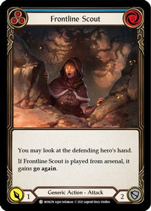 Frontline Scout (Blue) [U-MON274-RF] (Monarch Unlimited)  Unlimited Rainbow Foil
