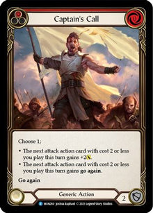 Captain's Call (Red) [U-MON260] (Monarch Unlimited)  Unlimited Normal