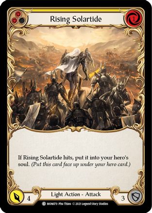 Rising Solartide (Yellow) [U-MON079] (Monarch Unlimited)  Unlimited Normal