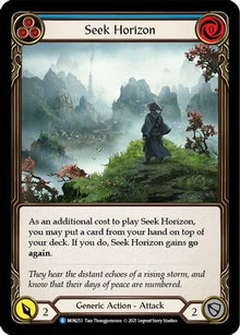 Seek Horizon (Blue) [U-MON253-RF] (Monarch Unlimited)  Unlimited Rainbow Foil