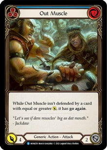 Out Muscle (Blue) [U-MON250-RF] (Monarch Unlimited)  Unlimited Rainbow Foil