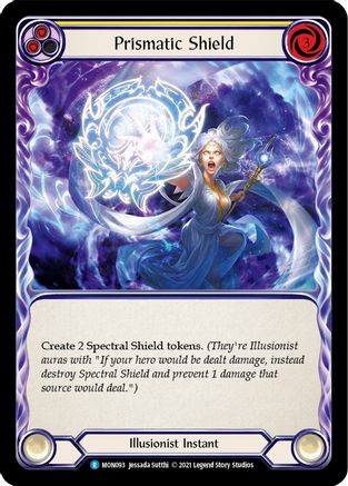 Prismatic Shield (Yellow) [U-MON093] (Monarch Unlimited)  Unlimited Normal