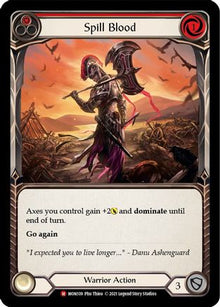 Spill Blood [U-MON109-RF] (Monarch Unlimited)  Unlimited Rainbow Foil