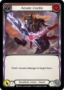 Arcanic Crackle (Red) [U-MON235] (Monarch Unlimited)  Unlimited Normal