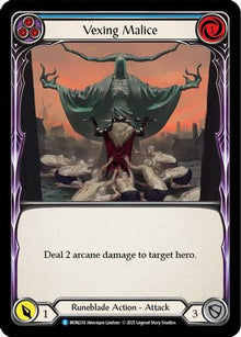 Vexing Malice (Blue) [U-MON234] (Monarch Unlimited)  Unlimited Normal