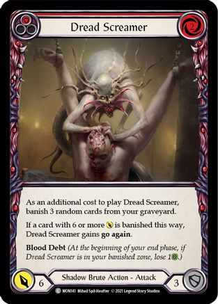 Dread Screamer (Red) [U-MON141] (Monarch Unlimited)  Unlimited Normal