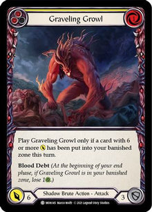 Graveling Growl (Yellow) [U-MON145-RF] (Monarch Unlimited)  Unlimited Rainbow Foil