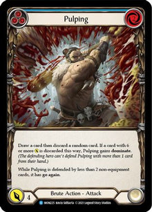Pulping (Blue) [U-MON225-RF] (Monarch Unlimited)  Unlimited Rainbow Foil