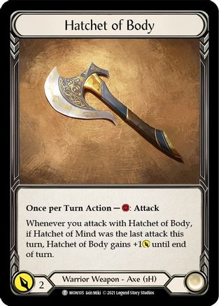 Spectral Shield // Hatchet of Body [MON104 // MON105] (Monarch)  1st Edition Normal