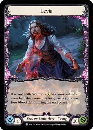 Levia, Shadowborn Abomination // Levia [MON119 // MON120] (Monarch)  1st Edition Normal