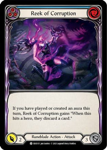 Reek of Corruption (Blue) [EVR115] (Everfest)  1st Edition Rainbow Foil