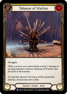 Talisman of Warfare [EVR193] (Everfest)  1st Edition Cold Foil