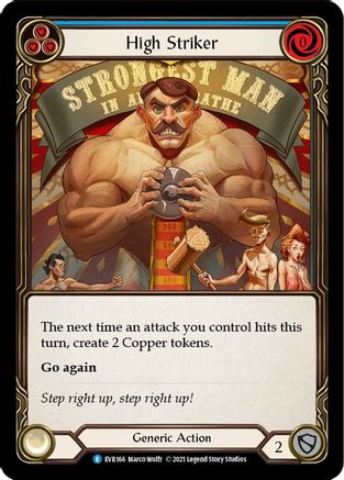 High Striker (Blue) [EVR166] (Everfest)  1st Edition Normal