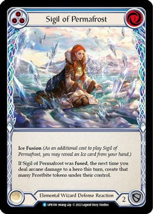 Sigil of Permafrost (Blue) [UPR108] (Uprising)  Rainbow Foil